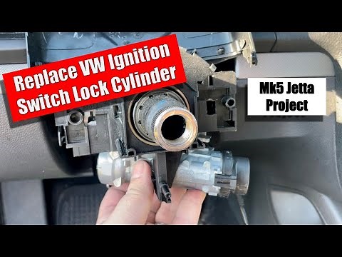 Replacing Mk5 VW Ignition Switch Lock Cylinder