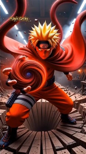 Magic spray Naruto, Uchiha Sasuke, Gaara & Kakashi #shorts