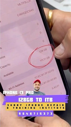 iPhone 13 Pro memory upgrade #storage #iphonestorage