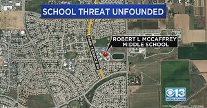 Police: Report of threats at McCaffrey Middle School in Galt unfounded