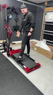 Costway folding treadmill — fast, compact, LED touch screen, and folds up when you’re done
