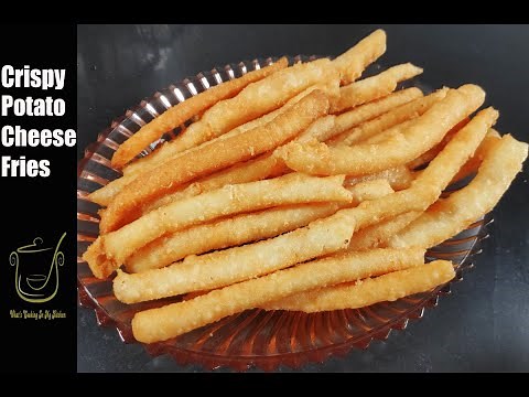 3 Ingredients Crispy Potato Cheese Fries Recipe| How to make potato cheese fries| Easy Snack Recipe