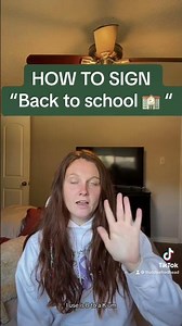 Learn How To Sign "Back To School" in ASL for Beginners | American Sign Language #shorts