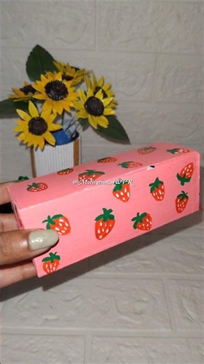 Waste box craft ideas...#diy #shorts #viral #viralvideo #ytshorts #youtubeshorts #art