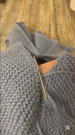 How I sew the hood part on my Sophie hood 💁🏻‍♀️ #knittting #knit #knitter #crochet #crafts