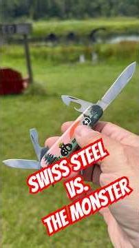 Swiss Army Knife vs. The Lake Fred Monster — Swiss Steel at the Water’s Edge