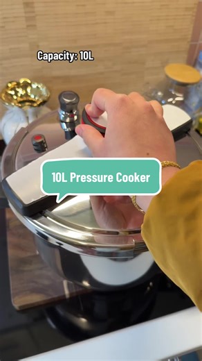 Efficient Cooking with a 10L Stainless Steel Pressure Cooker