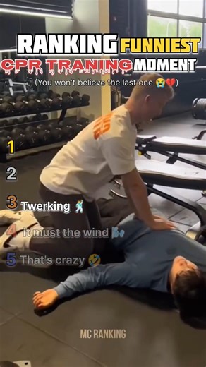 Ranking Funniest CPR Traning fail moments 🤣 #funny #funnyfails #viral