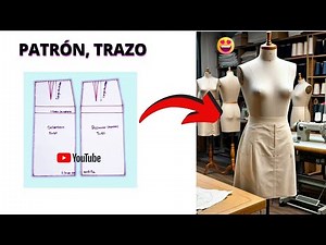 How to make a professional Skirt pattern / DIY