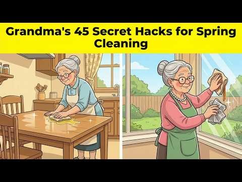 Grandma's 45 Secret Hacks for Spring Cleaning That Almost Nobody Knows Anymore