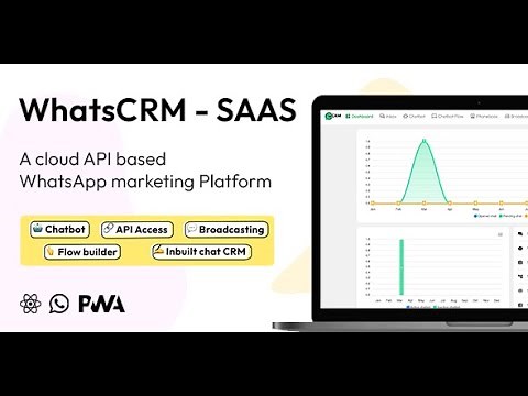 WhatsCRM - A WhatsApp Marketing - Chatbot, Ticket System, Bot, SAAS