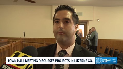 Town hall meeting discusses projects around Luzerne County