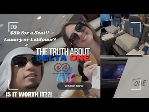 ✈️ Delta One for $8,000 a Seat! —Is It Worth It? 🥂 Our First Experience