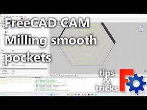 Milling Smooth CNC Pockets – FreeCAD CAM Tip 4 (Path Workbench)
