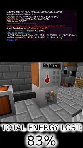 gregtech 6 energy loss #minecraft #gregtech #gregtech6