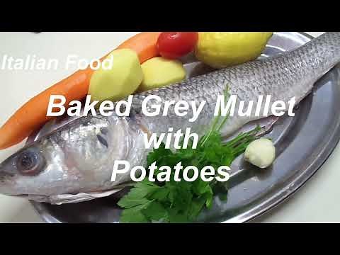 Baked grey mullet recipe, grey mullet recipes Italian
