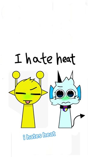 heat is sus and ew🤢 no heat better