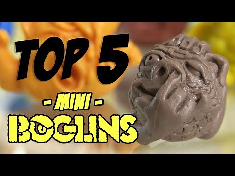 Gross retro 90s toys! Mini Boglins top 5 - Vintage toy review