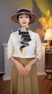 1.5M views · 21K reactions | Daily practical tips on how to tie a silk scarf #fashionstyle #stylingtips #scarfhack #matching #outfit #women #beauty #travel #ootd穿搭 #spring #explore #scarfstyle #handmade #ootd | 云旗服饰配饰 | Facebook