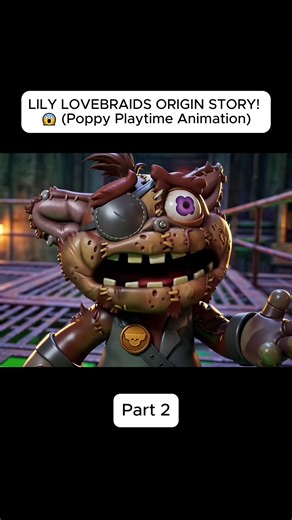 LILY LOVEBRAIDS ORIGIN STORY! 😱 (Poppy Playtime Animation) Part 2 #viral #poppyplaytime #poppyplaytimechapter5