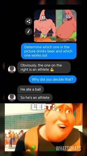 HIS PATRICK MEME LOGIC MAKES NO SENSE! 😂 🧽 #shorts #funny #memes