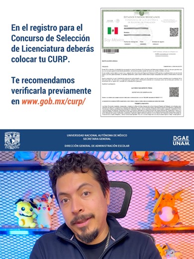 Registro Examen Ingreso UNAM: Clarificación sobre CURP