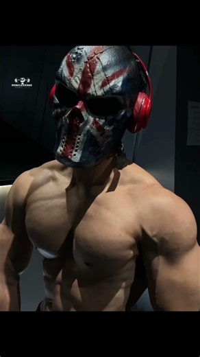 Masked Bodybuilder Shredded Physique Transformation Workout Motivation Muscleverse