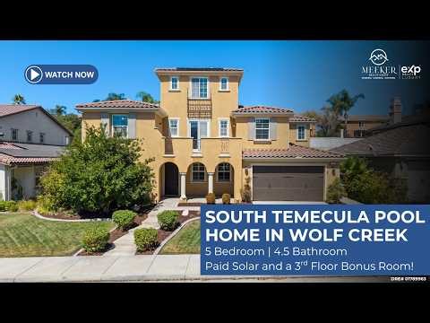 Luxury Pool Home in Wolf Creek | South Temecula