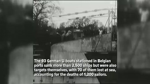 WWI U-boat found off Belgian coast