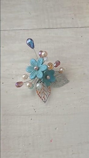 Easy || Beaded brooch tutorial || Brooch handmade tutorial #broochhandmade #brooches