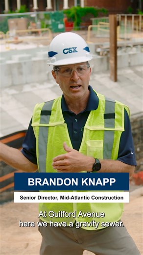 CSX on Instagram: "CSX has reached another milestone in #Baltimore with the final paving of the Guilford Avenue Bridge, a key component of our transformative Howard Street Tunnel project. This achievement enhances #FreightRail efficiency along the East Coast by supporting double-stack #intermodal trains while modernizing vital #infrastructure for the local community. We are proud to move Baltimore and the region forward through continued operational excellence and community partnership."