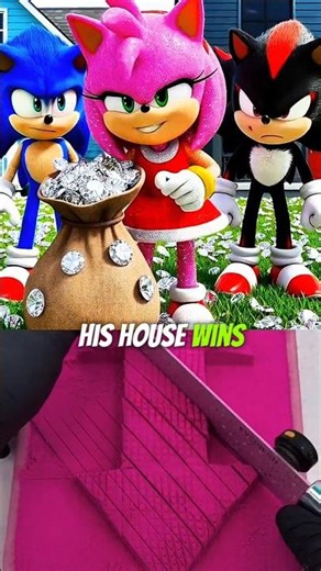 Sonic Meets Diamond Amy… And Tricks Shadow #sonic #amazing #shorts