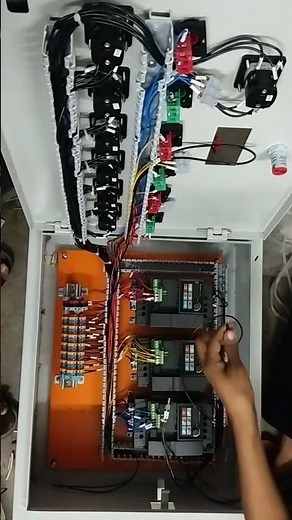 Industrial Control Panel Wiring | Perfect Cable Management#controlpanel