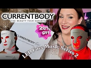 NEW CURRENTBODY LED LIGHT THERAPY FACE MASK: SERIES 2 Unboxing
