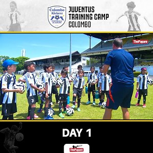Day 1 of the highly anticipated Juventus Training Camp kicked off in style today at the Colombo Kickerz Football Academy, bringing world-class European football coaching straight to Sri Lanka's young talents #ThePapareFootball #JuventusInColombo #JuveInColombo #ColomboKickerz | ThePapare Football