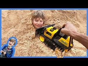 Bulldozer Buries Axel at the Beach