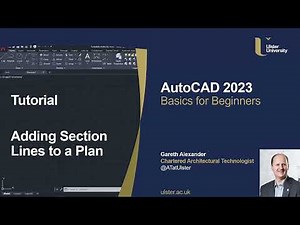 Adding Section Lines to House Plans