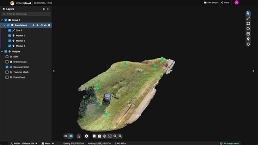 Check out this impressive crash scene scan from Tolga, Queensland, Australia, captured by Brad Cox from Mangoesmapping. 🇦🇺 Using GCPs, an Emlid Reach RX, and PIX4Dcatch, the team achieved centimeter-level accuracy to create a detailed digital model of the vehicle and surrounding area. 🚗 Want to capture a scene with this level of detail? Try PIX4Dcatch here: https://apps.apple.com/us/app/pix4dcatch-3d-scanner/id1511483044?ls=1 #3DMonday #PIX4Dcatch #PIX4Dcloud #collisionreconstruction | Pix4D