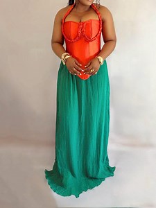 Elegant Corset Two-piece Set: Versatile Occasion Wear - Etsy