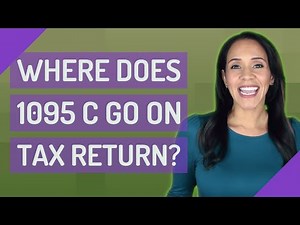 Where does 1095 C go on tax return?