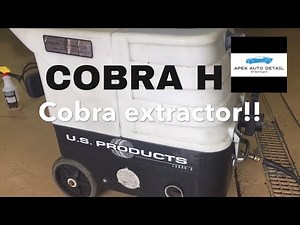 The COBRA H Professional Hot Water Extractor!! 100 psi and 215* instant heat!!!