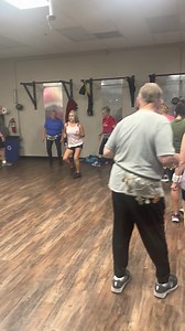 Zumba30 dancing through the line #snapbc | Snap Fitness Boulder City