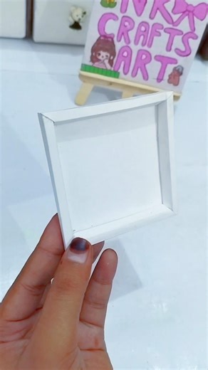 Mini Paper Frame DIY😍Easy Craft in 5 minutes #shorts #youtubeshorts #craft #viral