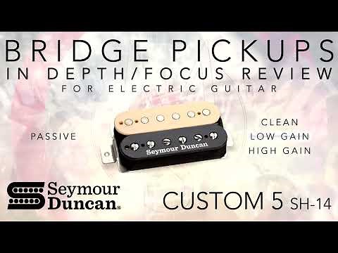 Seymour Duncan CUSTOM 5 SH-14 / TB-14 - Guitar Pickup In-Depth Full Demo Review (bridge)