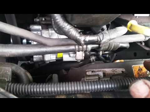 2002 Ford Taurus A/C compressor change DOCH 24 valve V6