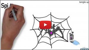 tangle (someone or something) up