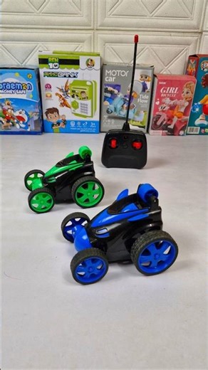 Remote Control Mini Stunt Car Unboxing & Testing with asmr #rccar #toys #cars