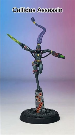 Imperial Agents Callidus Assassin (Result, Part 4/4) #warhammer40k #miniature #painting #tutorials