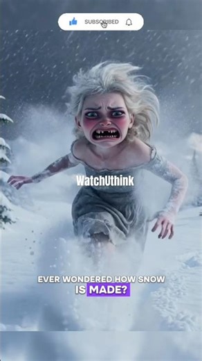 Curious how Snow is made? #Snow #science #facts