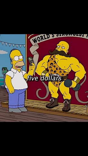 Homer's Hilarious Dumbbell Adventure in Animation